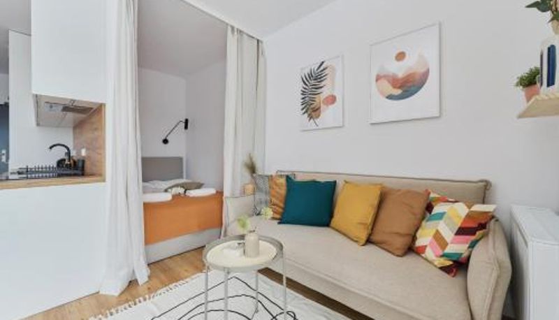 Daire - Przytulne Studio z Balkonem we Wrocławiu by Noclegi Renters