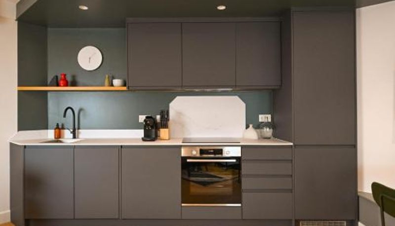 Kuchnia - Funky Studio Apartment Close to Angel Station and Regent Canal
