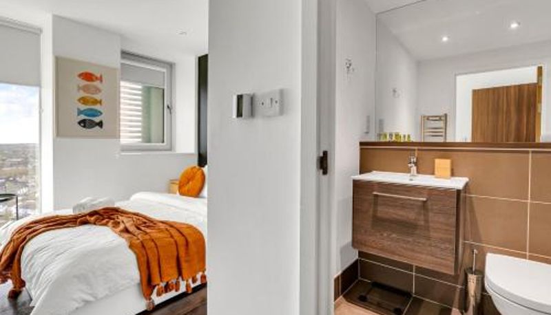 Standaardkamer - Last-Minute Escape l Sleeps Up to 6 l Stylish City Views Near Station by Capital Retreat Short lets & Serviced Accommodations