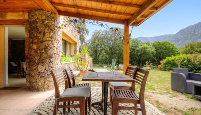 Teras - Studio accueillant à Moltifao 30 m² avec terrasse et jardin