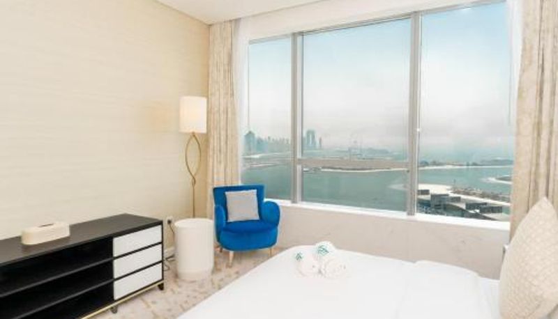 Standardzimmer - FAM Living - Palm Tower Attached to St Regis Palm Tower 1Bed - Palm Jumeirah Views