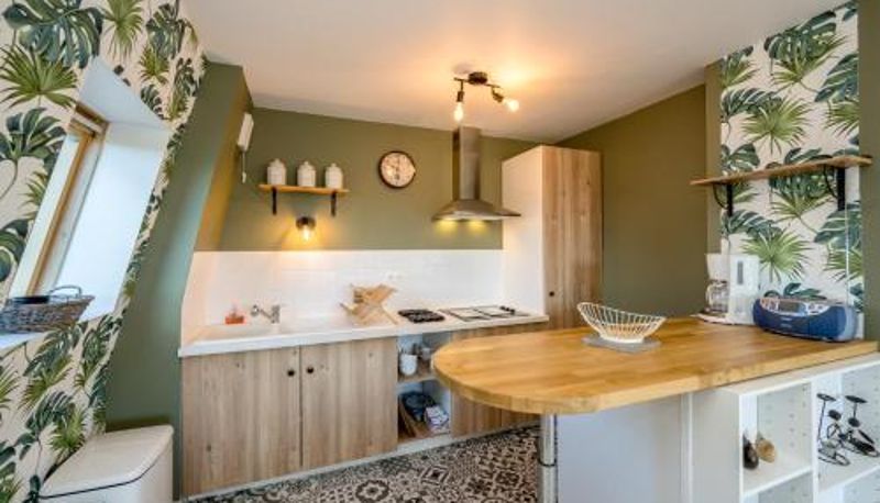 Cucina - Magnolia Bleu - Appt 61 m2 pour 4 avec parking