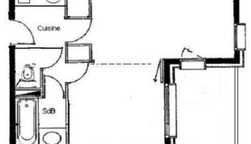 Habitación estándar - Studio divisible à Valmorel - Linge et Ménage Inclus