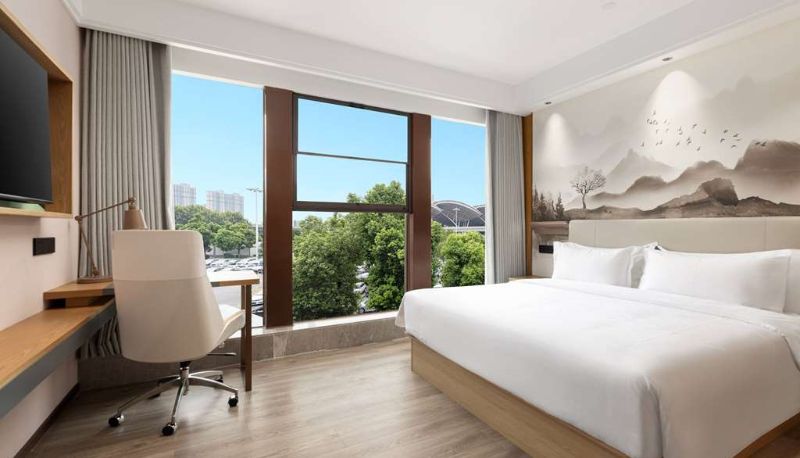Zimmer - Ramada Encore by Wyndham Wuhan Station