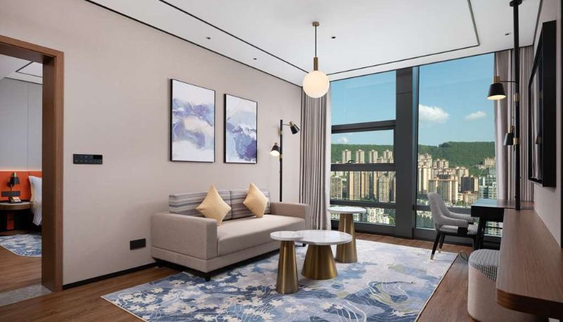 Zimmer - Hilton Garden Inn Bazhong Bazhou