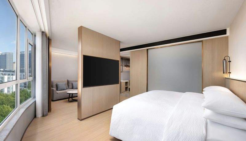 Zimmer - Fairfield by Marriott Qingdao Cosmopolitan Exposition