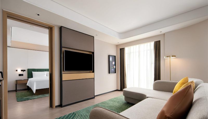 Zimmer - Hampton by Hilton Leshan Railway Station