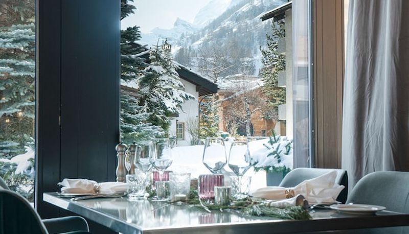 Restaurante - Le Mirabeau Resort & Spa Zermatt Alpine Residence
