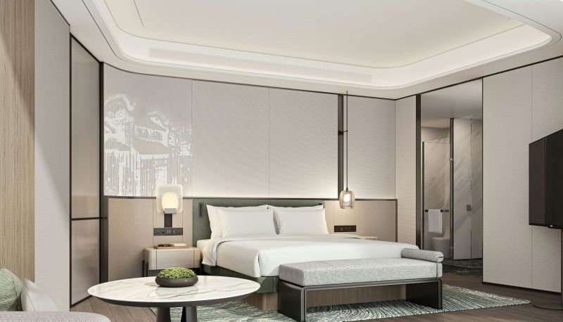 Zimmer - Courtyard by Marriott Yibin