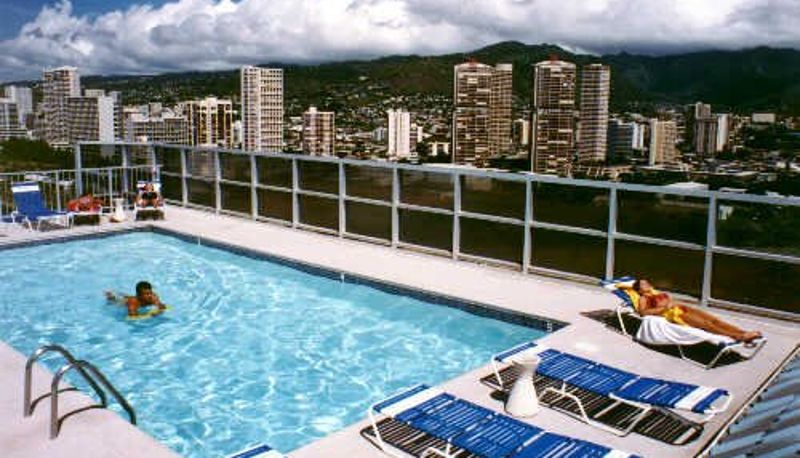 Zwembad - Waikiki Beach Condominiums