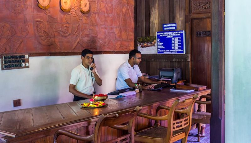 Rezeption - The Travancore Heritage Beach Resort