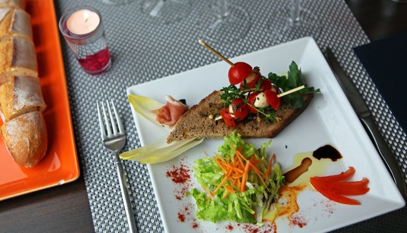 Restaurante - Hôtel Le Patio de Violette