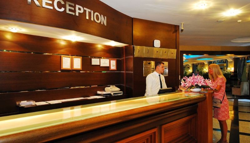 Recepcja - Grand Pasa Hotel - All Inclusive