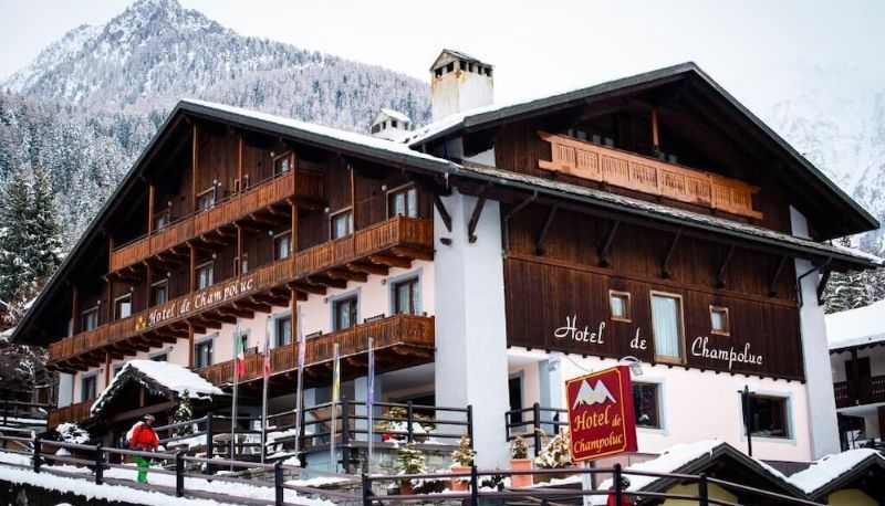 Otel açık alanı - Hotel de Champoluc
