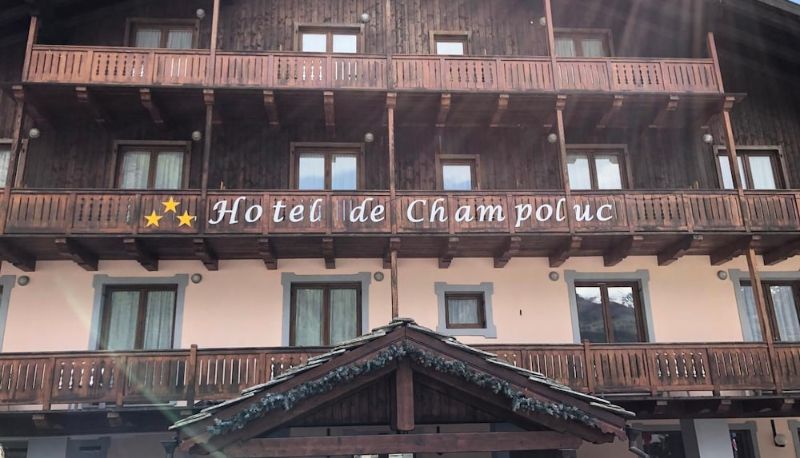 Otel açık alanı - Hotel de Champoluc