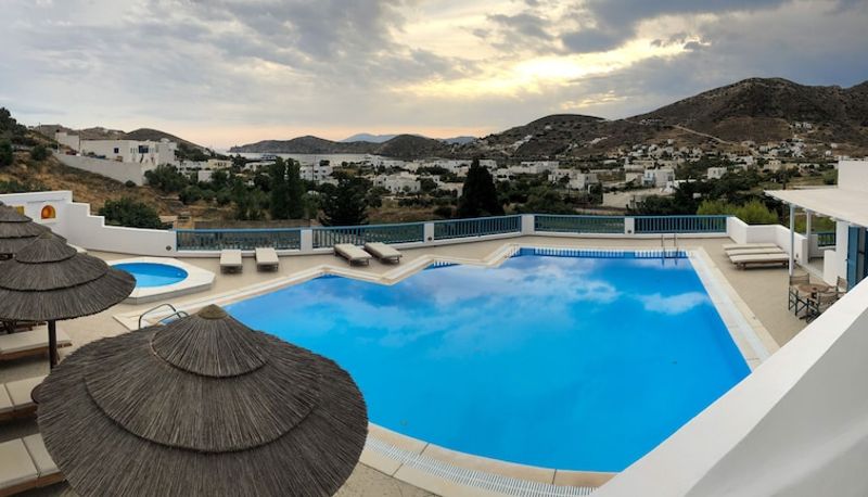 Otel açık alanı - Golden Sun Hotel