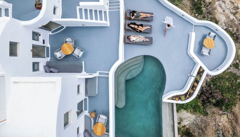 Havuz - IKIES Santorini