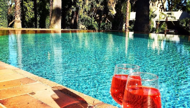 Piscine - Hôtel des Mimosas