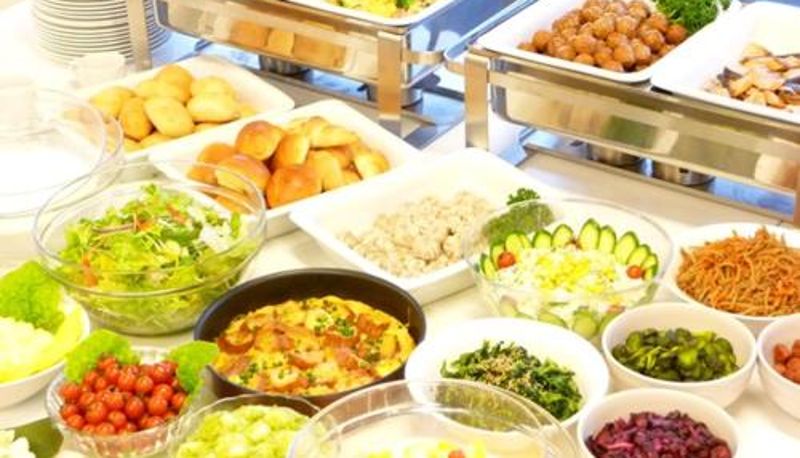 Frühstücksraum innerhalb des Restaurants - Smile Hotel Sendai Tagajyo