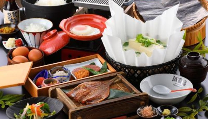 Frühstücksraum innerhalb des Restaurants - Unzen Fukudaya