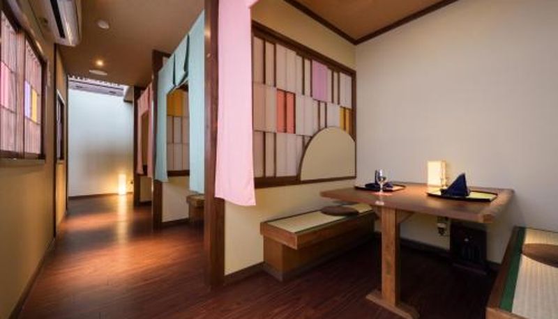 Sala prima colazione all'interno del ristorante - Onogawa Onsen Kajikaso