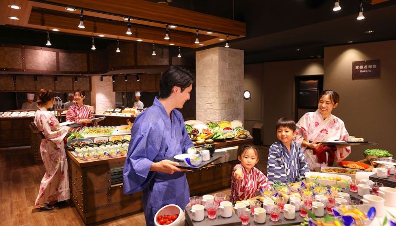 Restaurant - Ooedo Onsen Monogatari Premium Atami