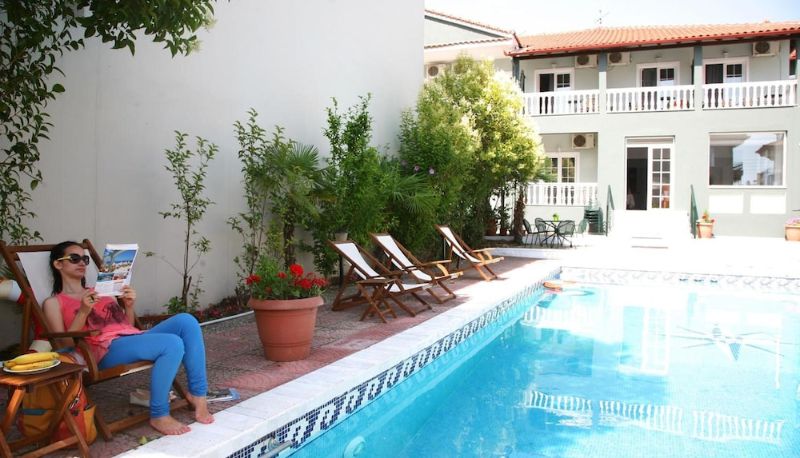 Havuz - Olympus Hotel Villa Drosos