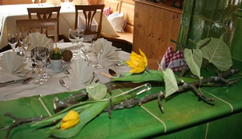 Sala de pequeno-almoço no restaurante - Gasthaus Linde