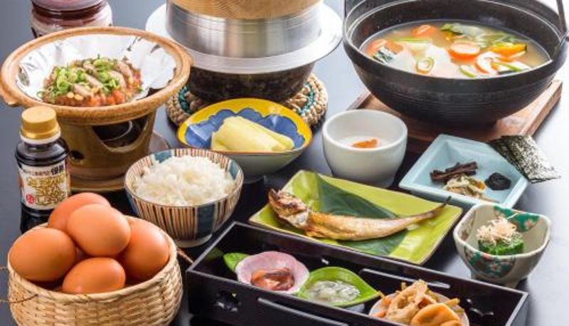 Restoran içinde kahvaltı salonu - Oyado Hisaya