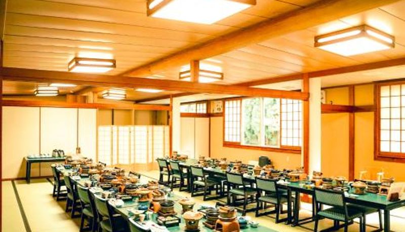 Restoran içinde kahvaltı salonu - Oyado Hisaya