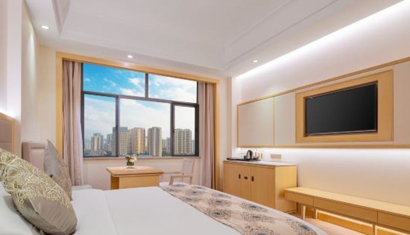 Zimmer - Planet International Hotel Jingmen Duodao Wanda Branch