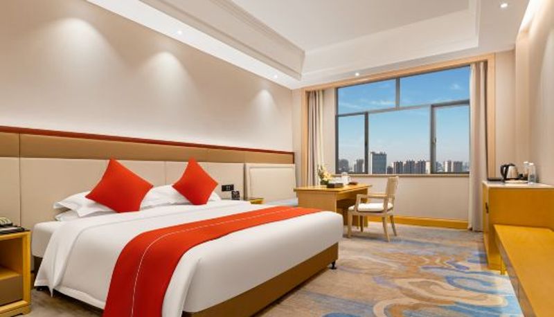 Zimmer - Planet International Hotel Jingmen Duodao Wanda Branch