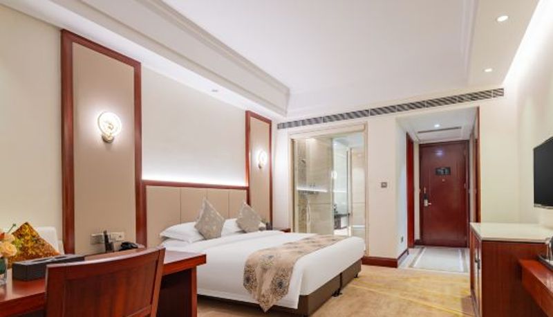 Zimmer - Planet International Hotel Jingmen Duodao Wanda Branch