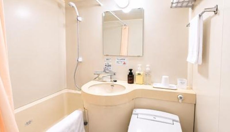 Badezimmer - Center Hotel Mihara