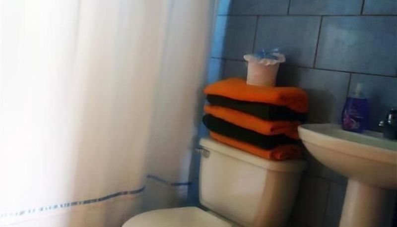 Badezimmer - Cabañas Peretei