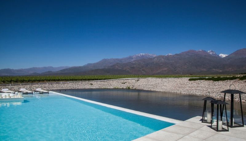 Piscina - Casa de Uco Vineyards & Wine Hotel