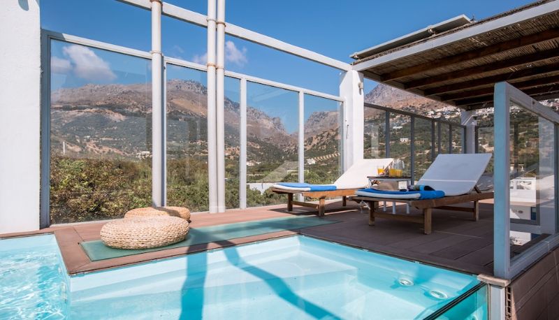Piscina - Anna Plakias Apartments