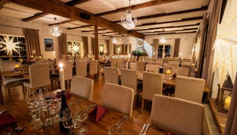 Restoran içinde kahvaltı salonu - Hotell & Spa Lögnäs Gård