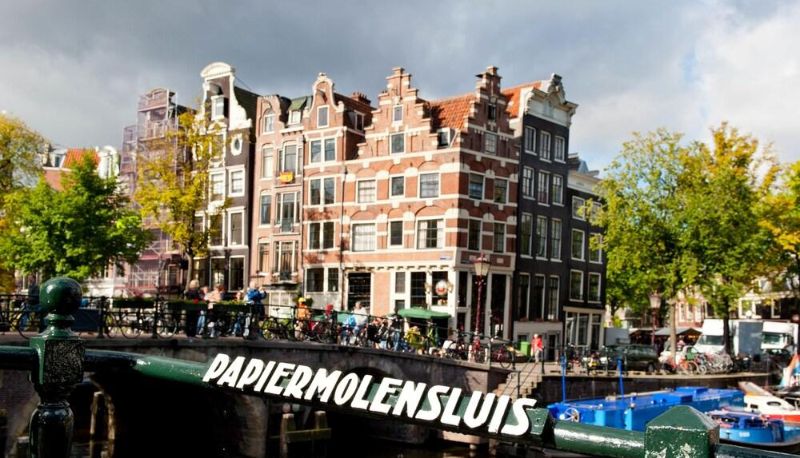 Buitenruimte van het hotel - Goudbloemstraat Area Apartments