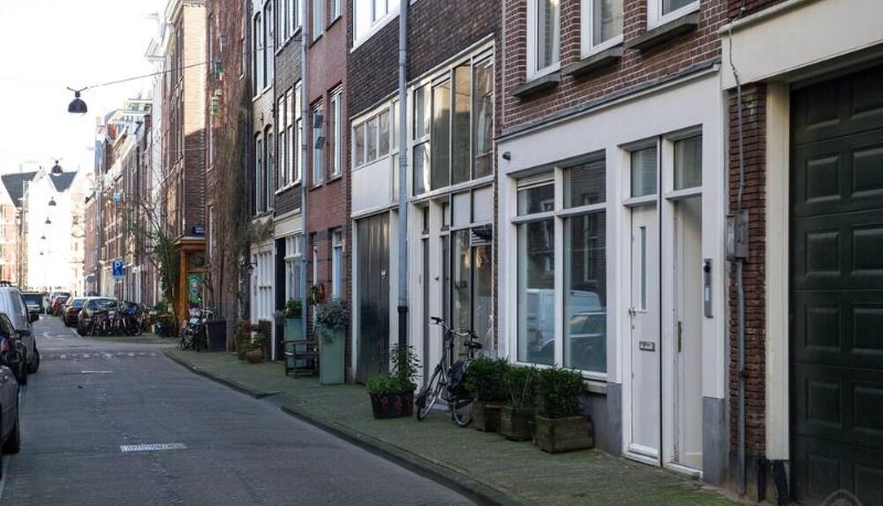 Buitenruimte van het hotel - Goudbloemstraat Area Apartments