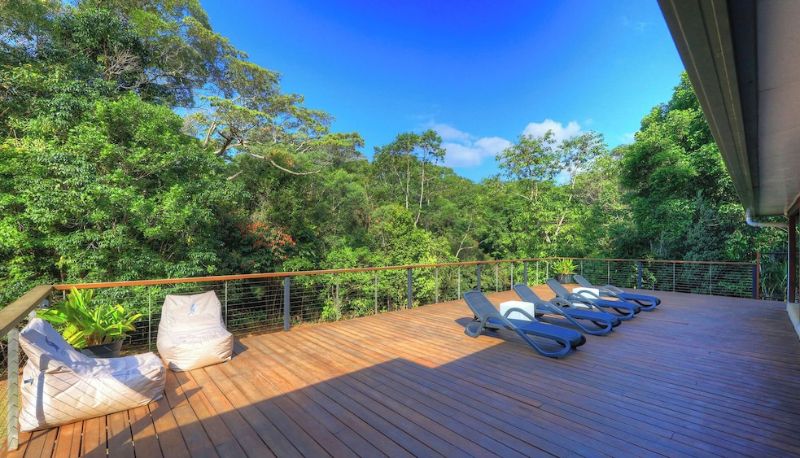 テラス - Chambers Wildlife Rainforest Lodges