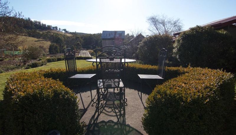 Buitenruimte van het hotel - Hamlet Downs Country Accommodation