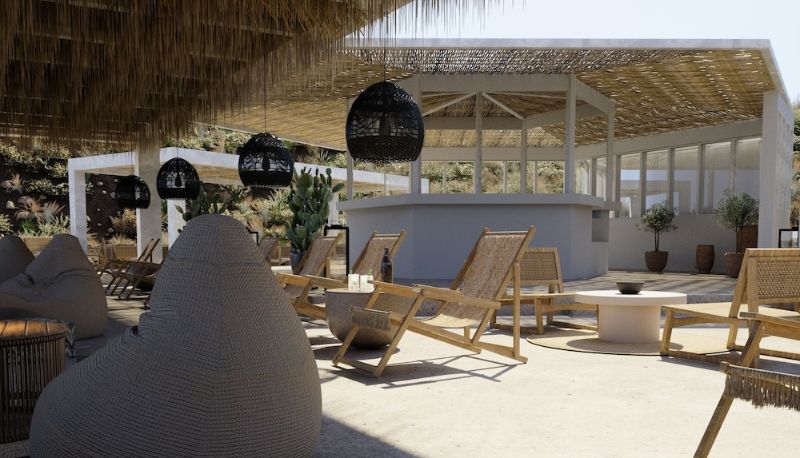ホテルの屋外エリア - Golden Milos Beach House by Domotel