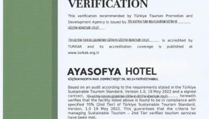 インフォメーションセンター - Ayasofya Hotel - Special Class Old City