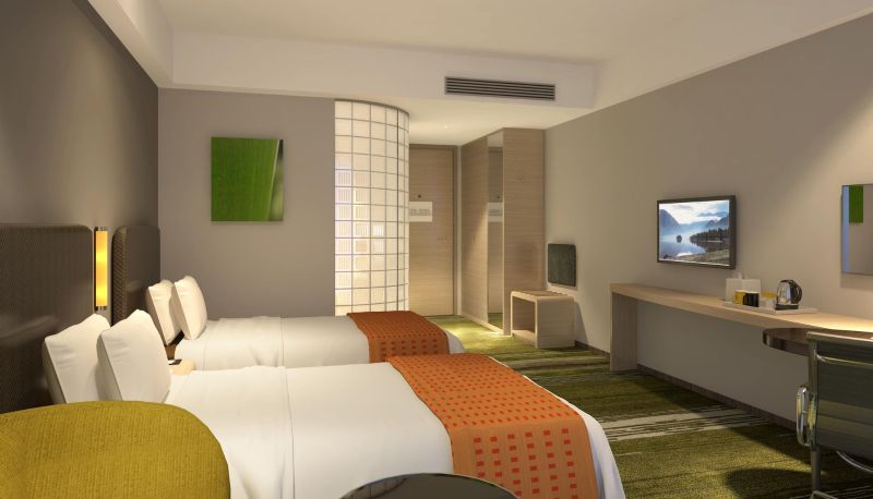 Zimmer - Holiday Inn Express PANJIN DOWNTOWN by IHG