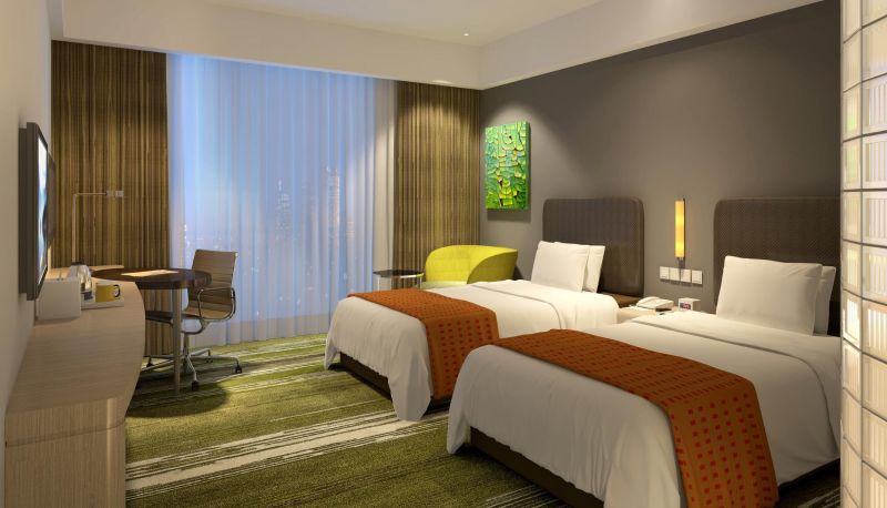 Zimmer - Holiday Inn Express PANJIN DOWNTOWN by IHG