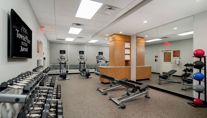 Wellness and fitness area - TownePlace Suites by Marriott Fort Worth Univ Area Medical Center
