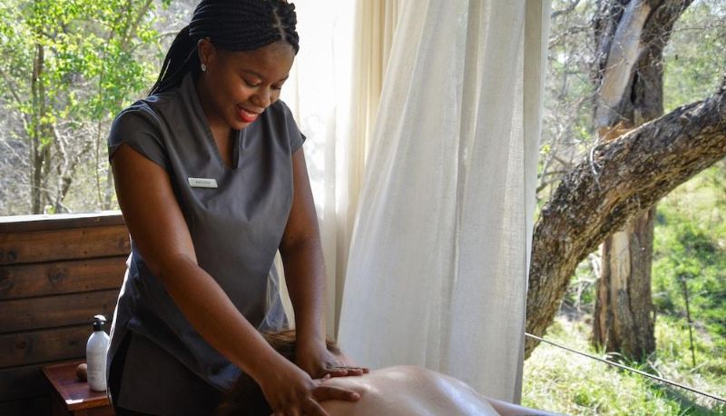 Wellness area - Lion Sands Tinga Lodge
