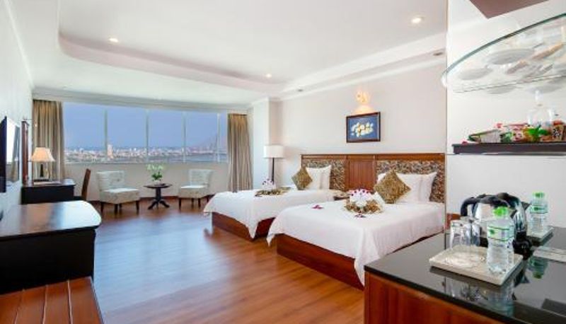 Quarto - Muong Thanh Luxury Song Han Hotel - 10 Minutes to Da Nang Airport & 800m to Dragon Bridge