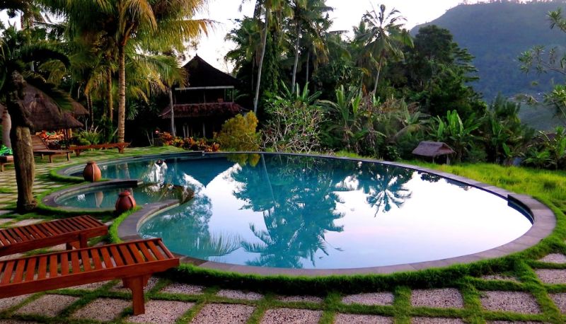 Zwembad - Villa Lihat Sawah